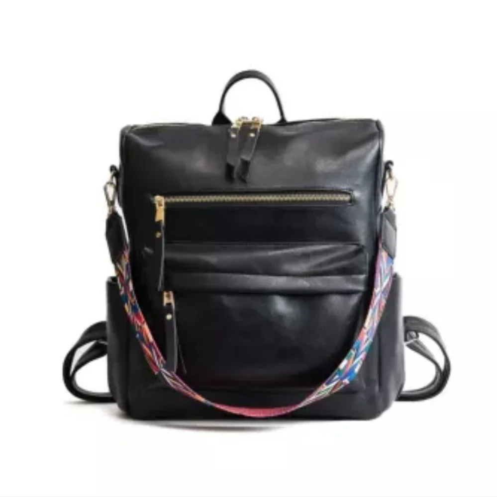 1 left😄New faux leather versatile backpack - Picture 3 of 15